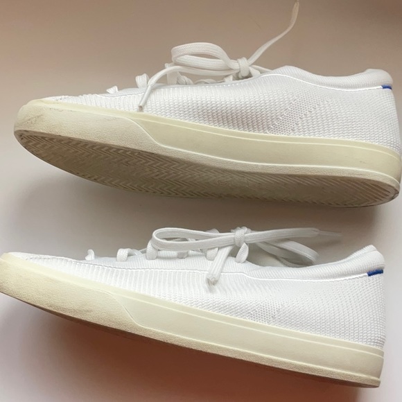 Rothy’s Original White Lace-Up Sneakers - Picture 2 of 5